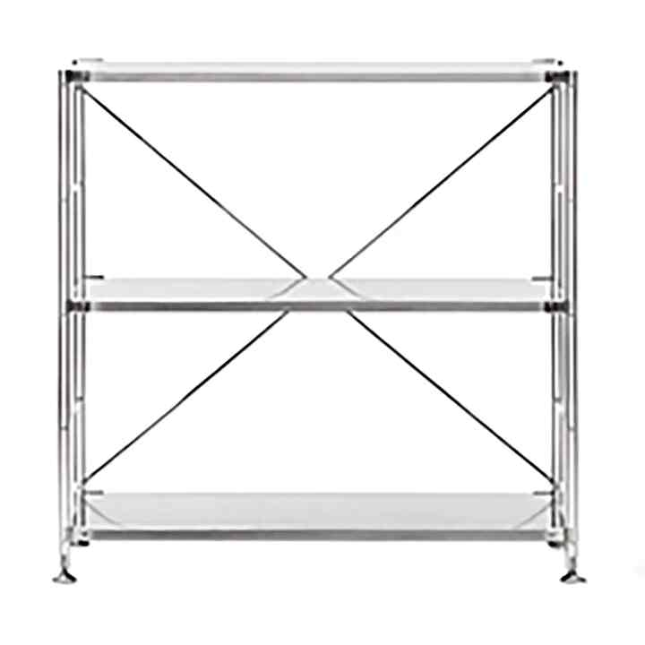 ステンレスユニットシェルフ　ワイド　小［3色］