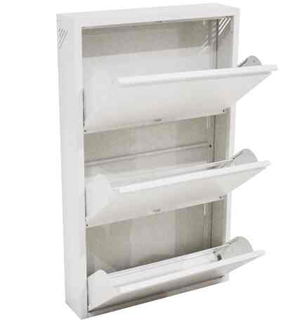 Levi Kabinet Sepatu 3 Tingkat - Putih