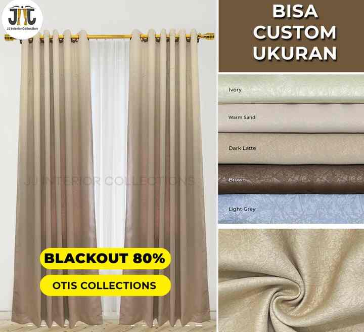 Gorden jendela minimalis hordeng blackout