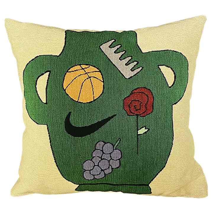 Pillow "Green Vase" クッション