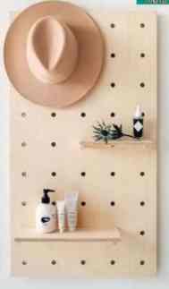 Rak Dinding Tempel Kayu Serbaguna