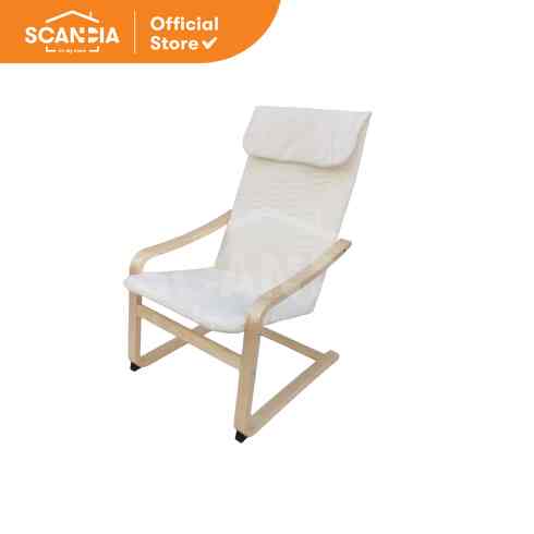 SCANDIA Kursi Armchair 59x73x98 Cm - White