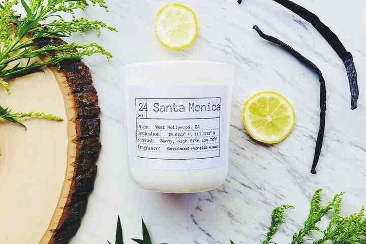 SANTA MONICA SOY CANDLE, SLOW BURN キャンドル