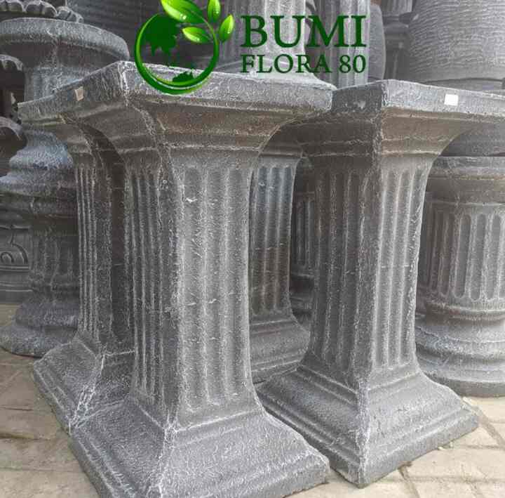 PILAR 60 CM KOTAK & BULAT/DUDUKAN POT SEMEN/PILAR POT SEMEN