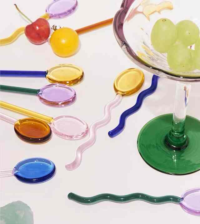 Wavy Candy Spoon ガラススプーン