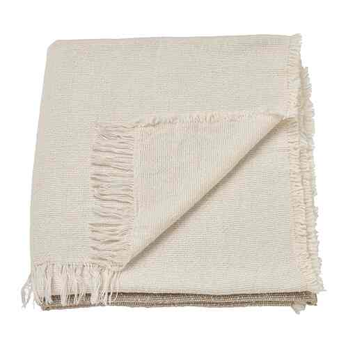 GUNNEMOR Throw, off-white/gray-beige