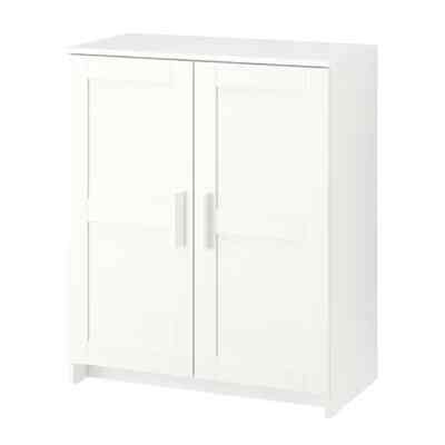 BRIMNES Kabinet berpintu, putih, 78x95 cm