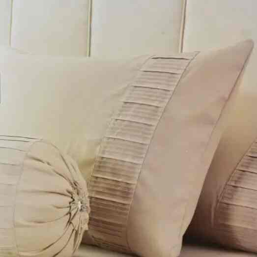 Sleeplite 160 X 200 Cm Set 5 Pcs Seprai Queen Pleated Hem Taupe