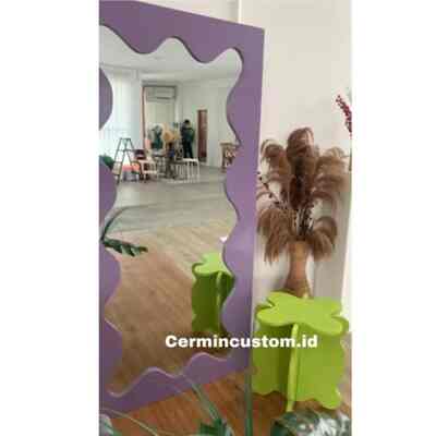 Cermin Sea Waves (Custom color)