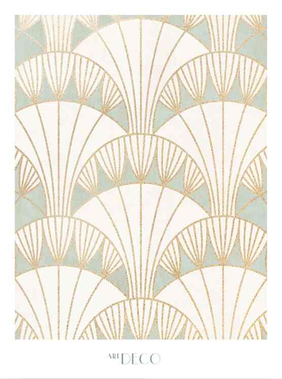 ART DECO PATTERN NO2 ポスター