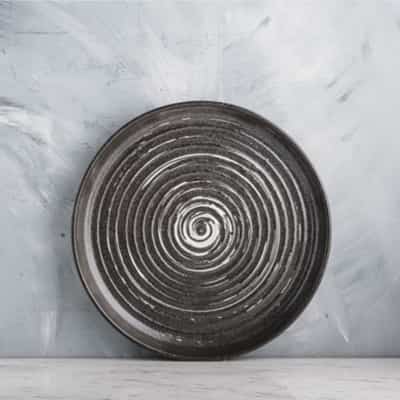 Piring Makan Vanity Black