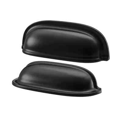 ENERYDA Gagang cangkir, hitam, 89 mm