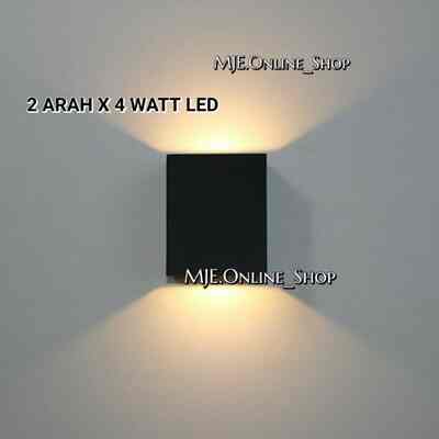 Lampu Dinding Taman 2 Arah