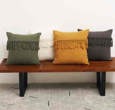 Indi 45x45 Cm Sarung Bantal - Ivory