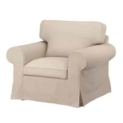 EKTORP Kursi berlengan, hallarp krem