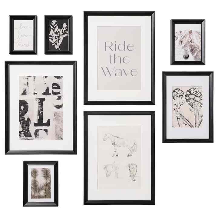 KNOPPÄNG クノッペング ポスター付きフレーム8個セット