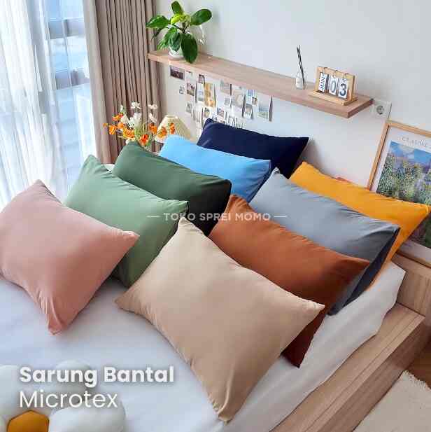 Sarung Bantal / Guling - Microtex