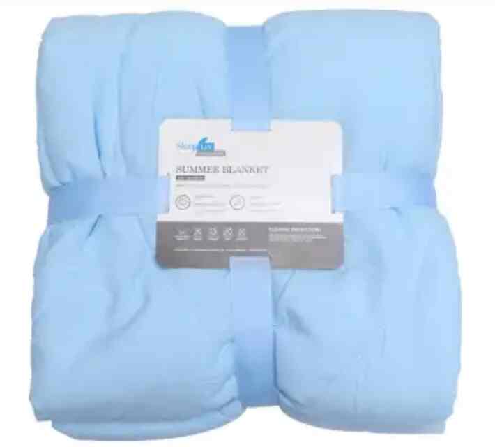 Sleeplite 150x200cm Selimut Summer Solid - Biru