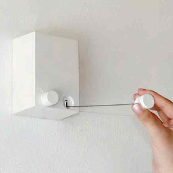 室内物干しワイヤー 壁面取付タイプ pid4M