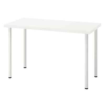 LAGKAPTEN/ADILS meja, putih, 120x60 cm