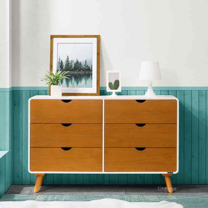 Modernica Lemari Laci Kayu 3 Susun