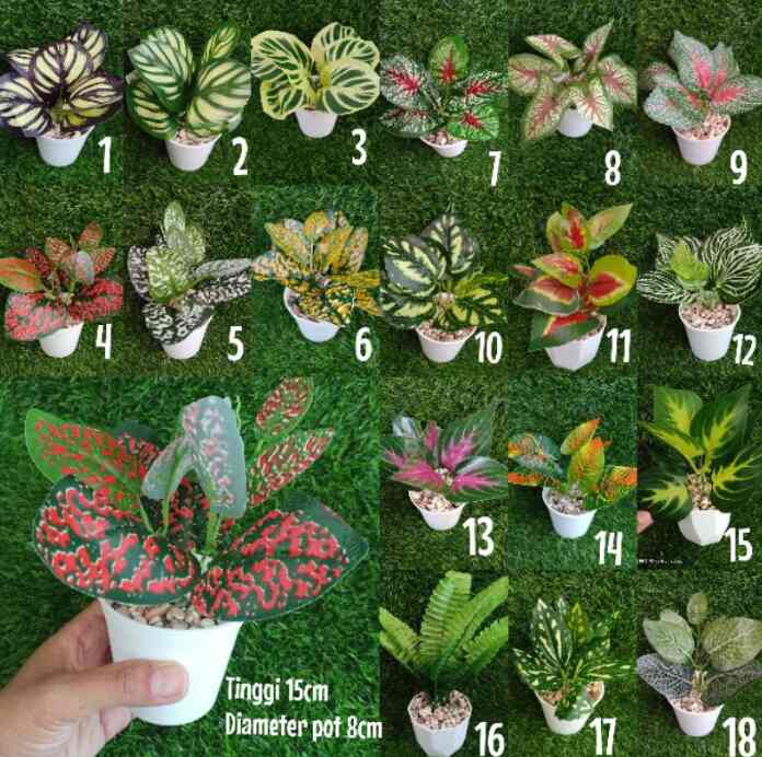 BUNGA ARTIFICIAL MURAH DAUN