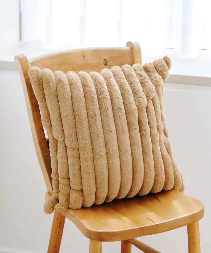 ストライプクッションカバー