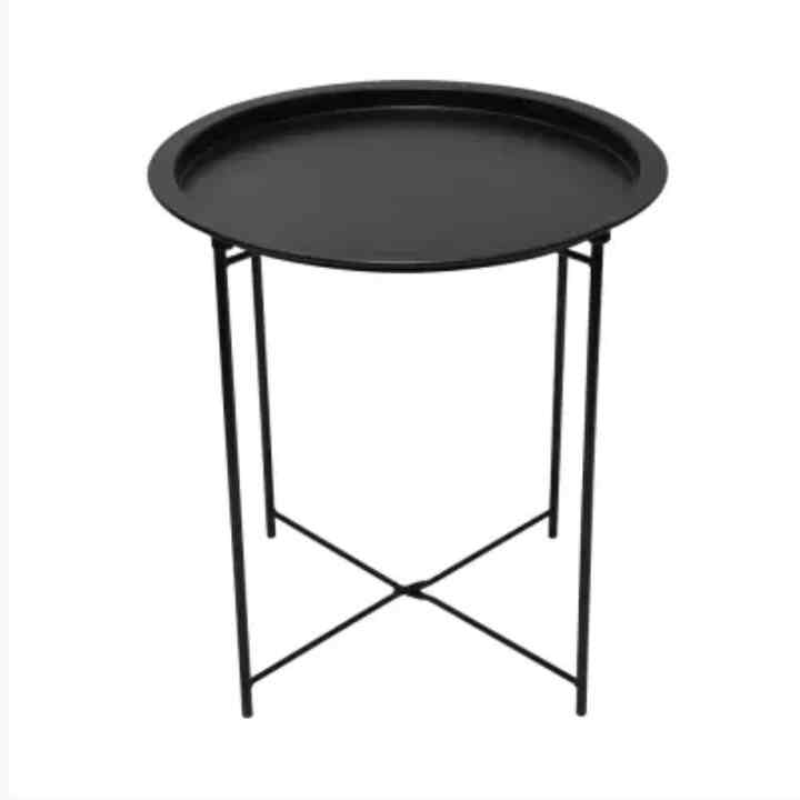 Soleil Meja Dengan Tray - Hitam