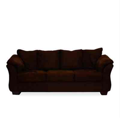 Ashley Darcy Sofa Fabric 3 Dudukan - Cokelat Tua