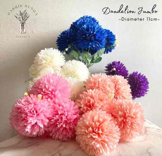 Bunga Pompom Besar Artificial