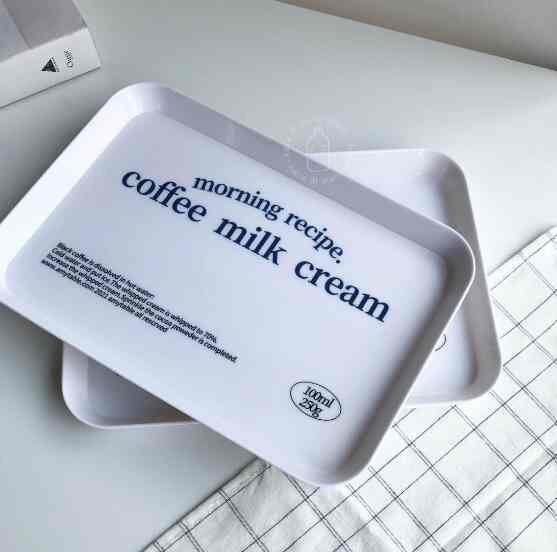 Nampan putih Korea - Breakfast Serving Tray Korea