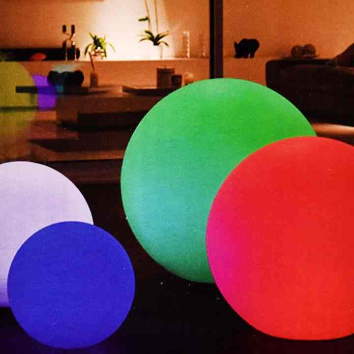 Lampu Led Solar Power Moon 40 Cm