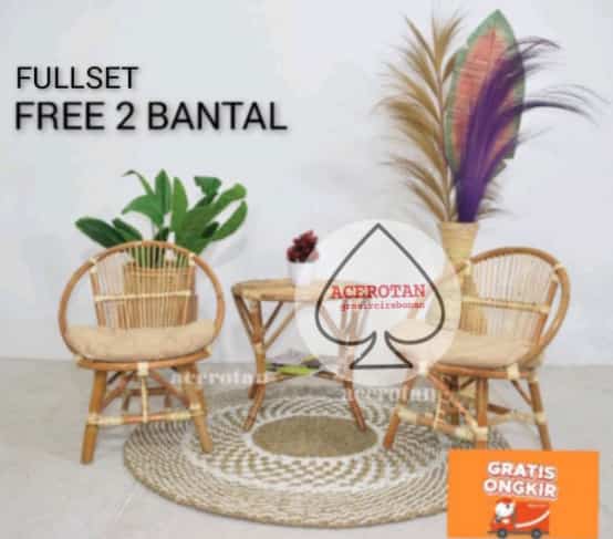 Kursi Teras Rotan