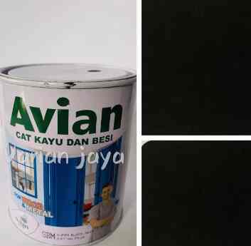Cat kayu dan besi Avian Paint - HITAM