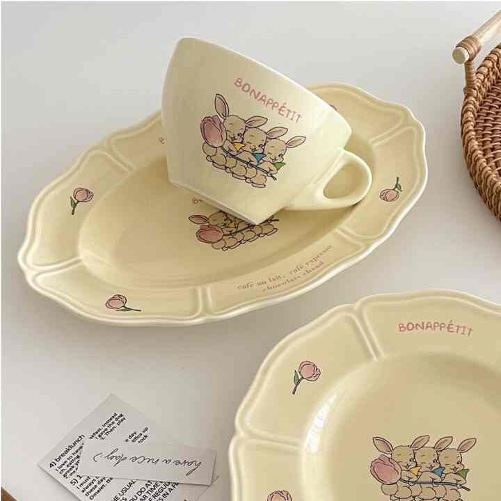 BUNNY Rabbit Aesthetic Plate