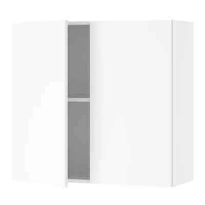 KNOXHULT Kabinet dinding dg pintu, putih, 80x75 cm