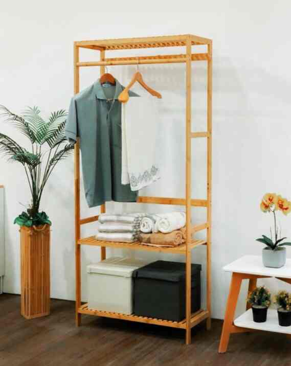 Rak Gantung Bambu Clooney 