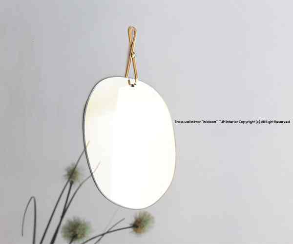 ブラスウォールミラー 【2size】