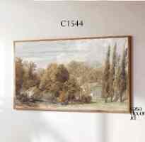 Hiasan Dinding Landscape Wild Grass