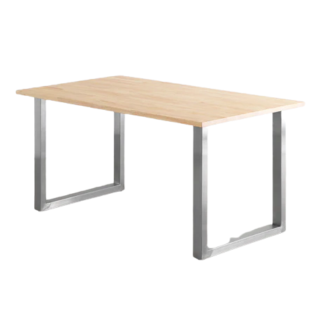 THE TABLE ラバーウッド ナチュラル × Stainless