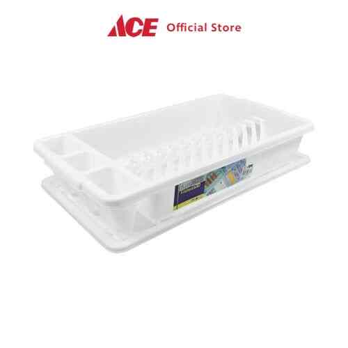 Krischef Rak Piring Plastik - Putih