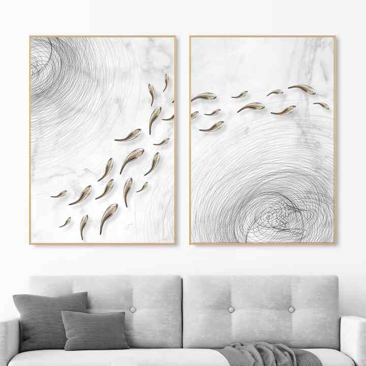 Hiasan Dinding Ruang Tamu Minimalis