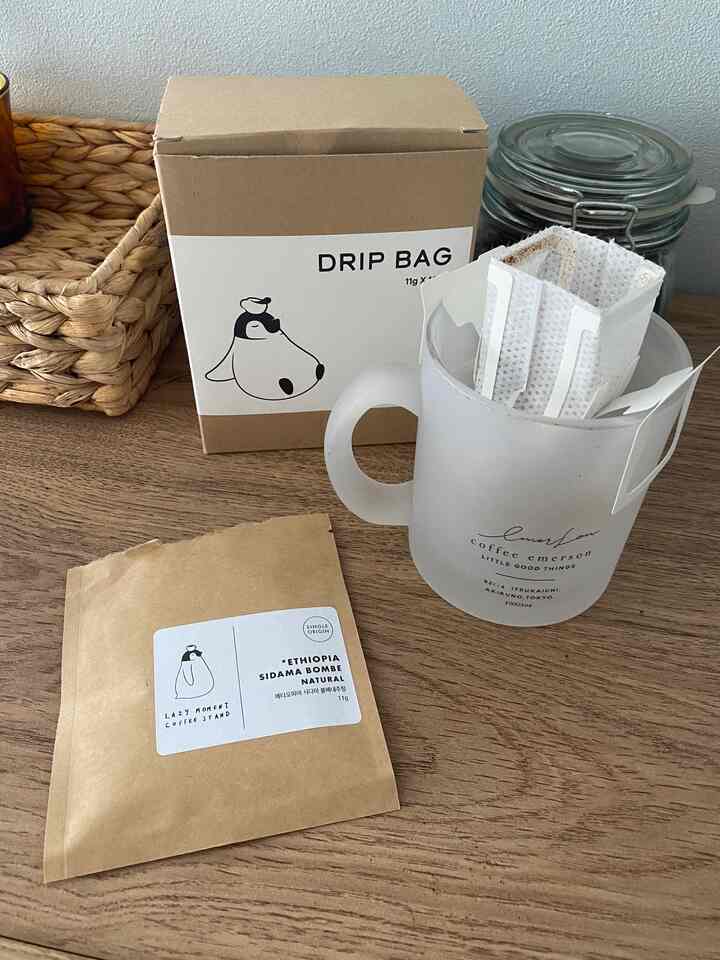 釜山の好きなコーヒー屋さんで買ってきたドリップバッグ☕️

#コーヒータイム #ドリップコーヒー 