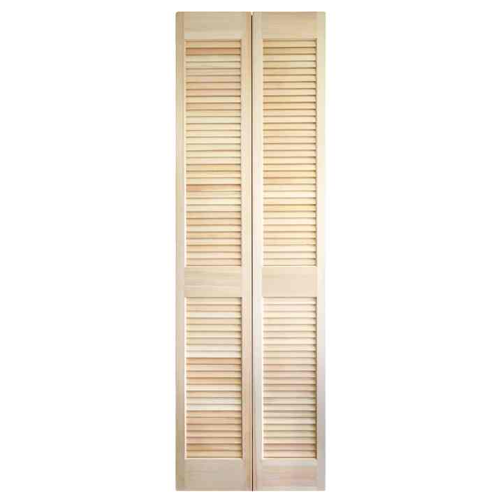 木製パインルーバー折れ戸［4種］