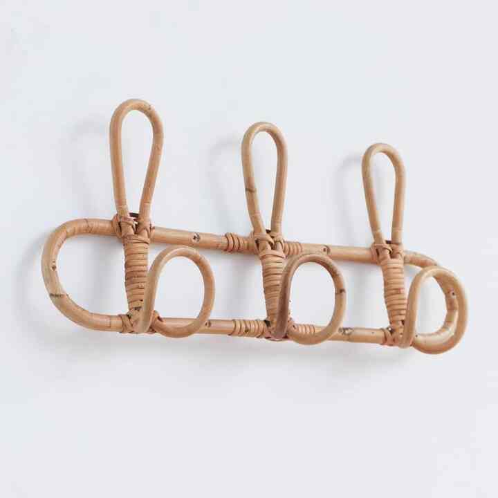 ラタンウォールハンガー