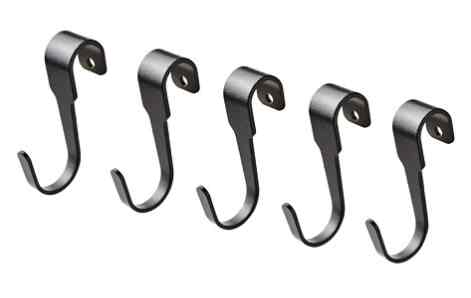 HULTARP, Pengait, hitam, 7 cm