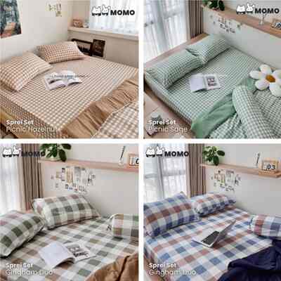 sprei kotak 160/180x200
