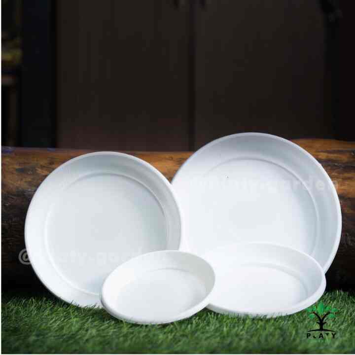 Tatakan Pot Putih Lovenia