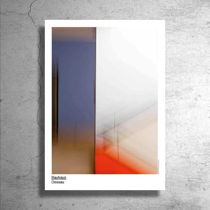 ドイツ建築『BAUHAUS バウハウス』デッサウ財団公式ポスター