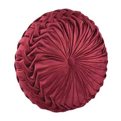 Bantal Sofa Bulat Merah